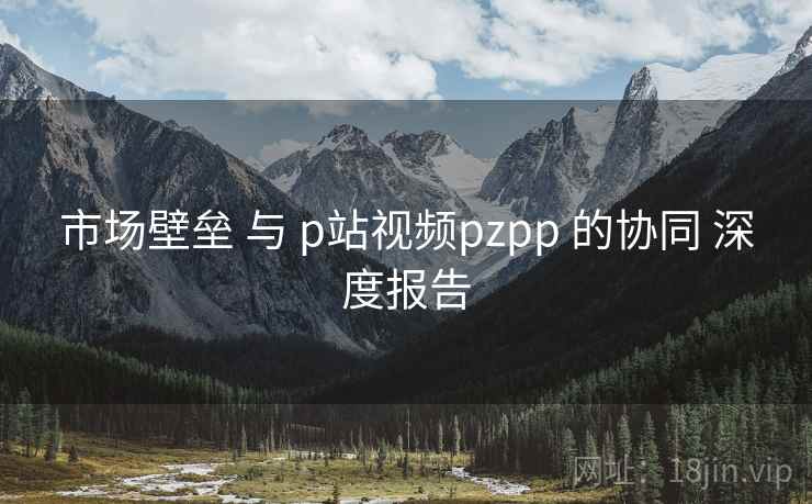 市场壁垒 与 p站视频pzpp 的协同 深度报告