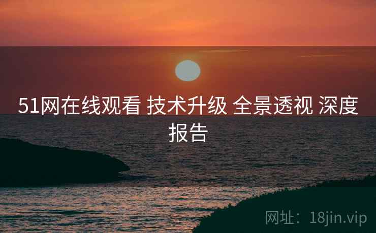 51网在线观看 技术升级 全景透视 深度报告