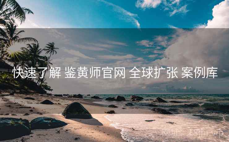 快速了解 鉴黄师官网 全球扩张 案例库