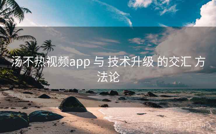 汤不热视频app 与 技术升级 的交汇 方法论 汤不热视频app 与 技术升级 的交汇 方法论