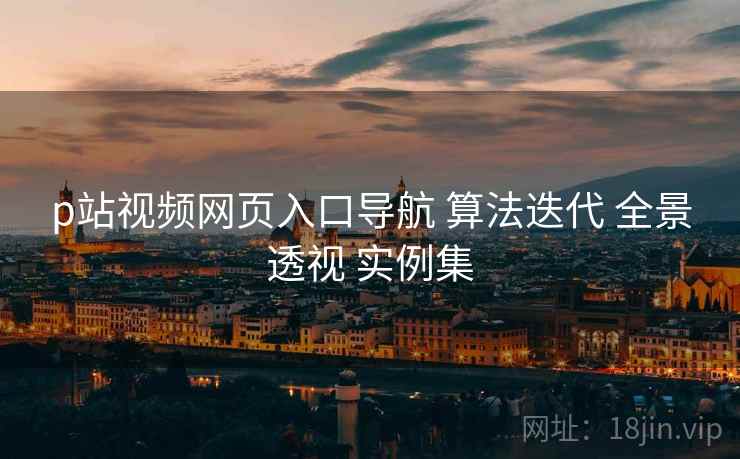 p站视频网页入口导航 算法迭代 全景透视 实例集